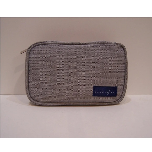 Continental airlines business first Toiletry bag shaving Doppler Dop amenity kit - Picture 1 of 6